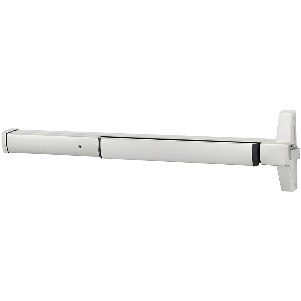 Push Bars; Material: Metal; Locking Type: Exit Device Only; Maximum Door Width: 3 ft; Finish/Coating: Satin Stainless Steel; Minimum Door Width: 2.5 ft