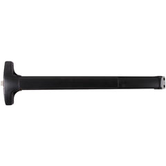 Push Bars; Material: Metal; Locking Type: Exit Device Only; Maximum Door Width: 4 ft; Finish/Coating: Satin Black Anodized Aluminum; Minimum Door Width: 4 ft