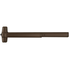 Push Bars; Material: Metal; Locking Type: Exit Device Only; Maximum Door Width: 3 ft; Finish/Coating: Anodized, Aluminum, Dark Bronze; Minimum Door Width: 2.33 ft