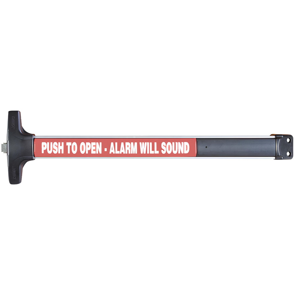 Push Bars; Material: Metal; Locking Type: Exit Device Only; Maximum Door Width: 4 ft; Finish/Coating: Satin Aluminum, Clear Anodized; Minimum Door Width: 4 ft