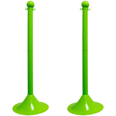 Barrier Posts; Post Type: Standard Post; Post Material: Polyethylene, Plastic; Base Material: Plastic; Surface Style: Solid Color