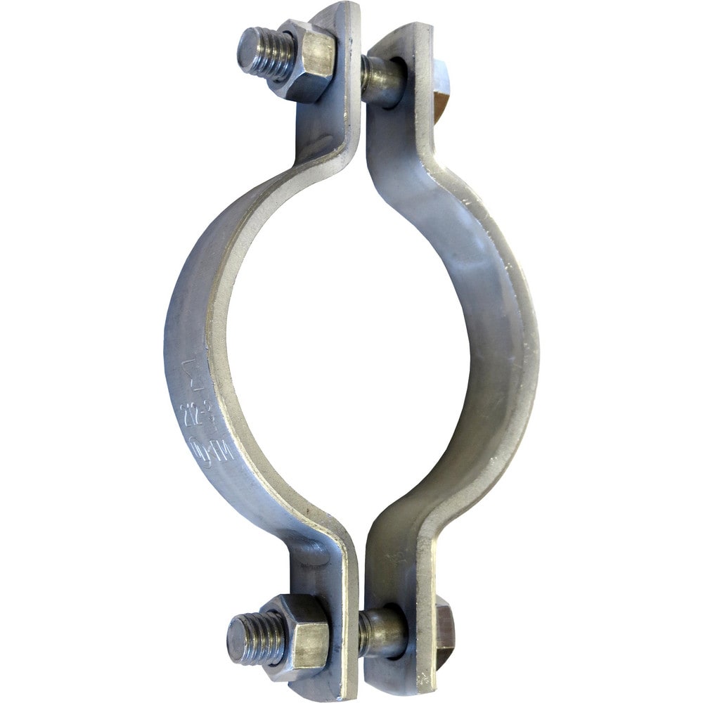 Pipe & Cable Clamps; Clamp Type: Medium Pipe Clamp; Clamp Color: Gray; Material: Carbon Steel; Nominal Pipe Size: 14