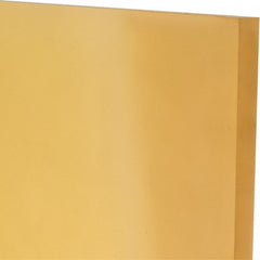 Plastic Sheet: Polyurethane, 1/2" Thick, 48" Wide, 4' Long, Natural