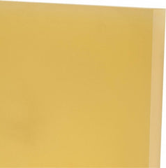 Plastic Sheet: Polyurethane, 1/2" Thick, 24" Wide, 2' Long, Natural