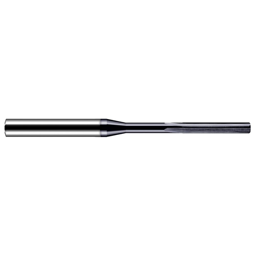 Chucking Reamer: 1.15mm Dia, 50.00mm OAL, 9.00mm Flute Length, Straight-Cylindrical Shank, Solid Carbide