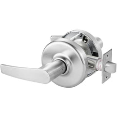 Lever Locksets; Lockset Type: Passage; Key Type: Keyed Different; Back Set: 2-3/4; Cylinder Type: Non-Keyed; Material: Metal; Door Thickness: 1-3/8 to 1-3/4; Finish: Satin Chrome