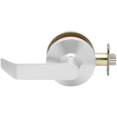 Lever Locksets; Lockset Type: Entrance; Key Type: Keyed Different; Back Set: 2-3/4; Cylinder Type: Non-Keyed; Material: Metal; Door Thickness: 1-5/8 to 2; Finish: Satin Chrome