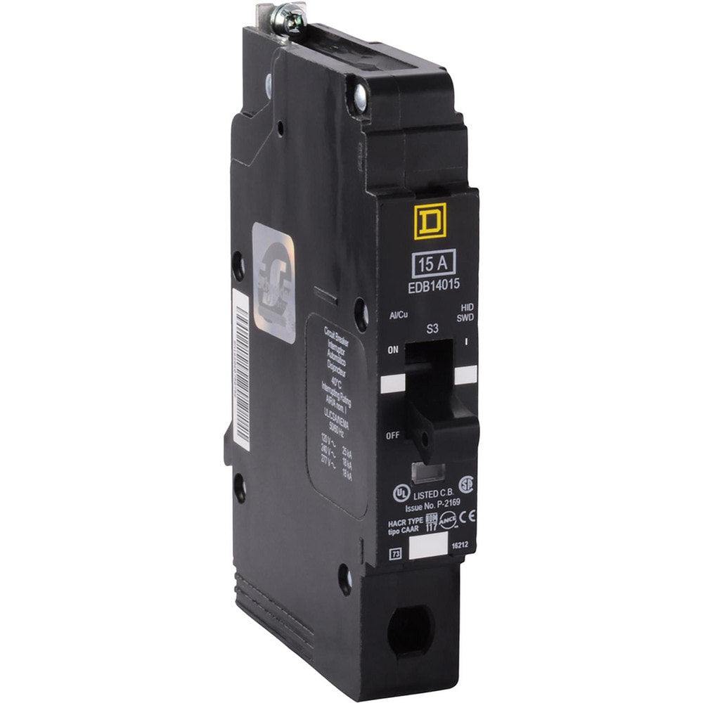 Circuit Breakers; Circuit Breaker Type: Miniature Circuit Breaker; Amperage: 50; Voltage: 277V; Wire Size (AWG): 12-4 (Aluminum)/14-6 (Copper); Number Of Poles: 1; Tripping Mechanism: Thermal-Magnetic; Terminal Connection Type: Lug; Phase: Single