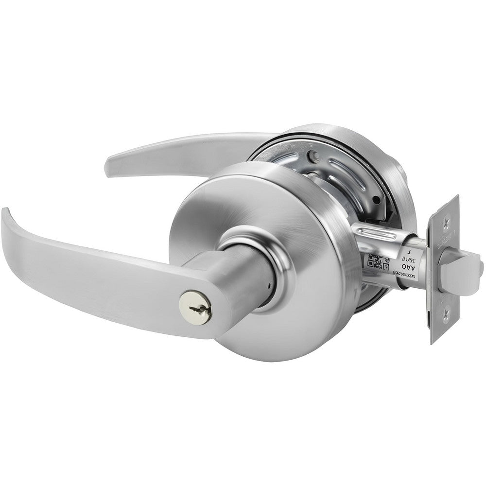 Lever Locksets; Lockset Type: Entrance; Key Type: Keyed Different; Back Set: 2-3/4; Cylinder Type: Conventional; Material: Metal; Door Thickness: 1-3/4; Finish: Satin Chrome