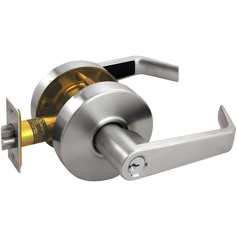 Lever Locksets; Lockset Type: Entrance; Key Type: Keyed Different; Back Set: 2-3/4; Cylinder Type: Conventional; Material: Metal; Door Thickness: 1-3/8 to 1/3-4; Finish: Satin Chrome