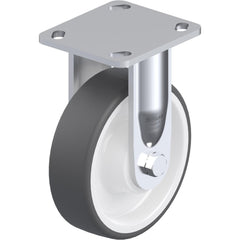 Top Plate Casters; Mount Type: Plate; Number of Wheels: 1.000; Wheel Diameter (Inch): 6; Wheel Material: Polyurethane; Wheel Width (Inch): 2; Wheel Color: Light Brown