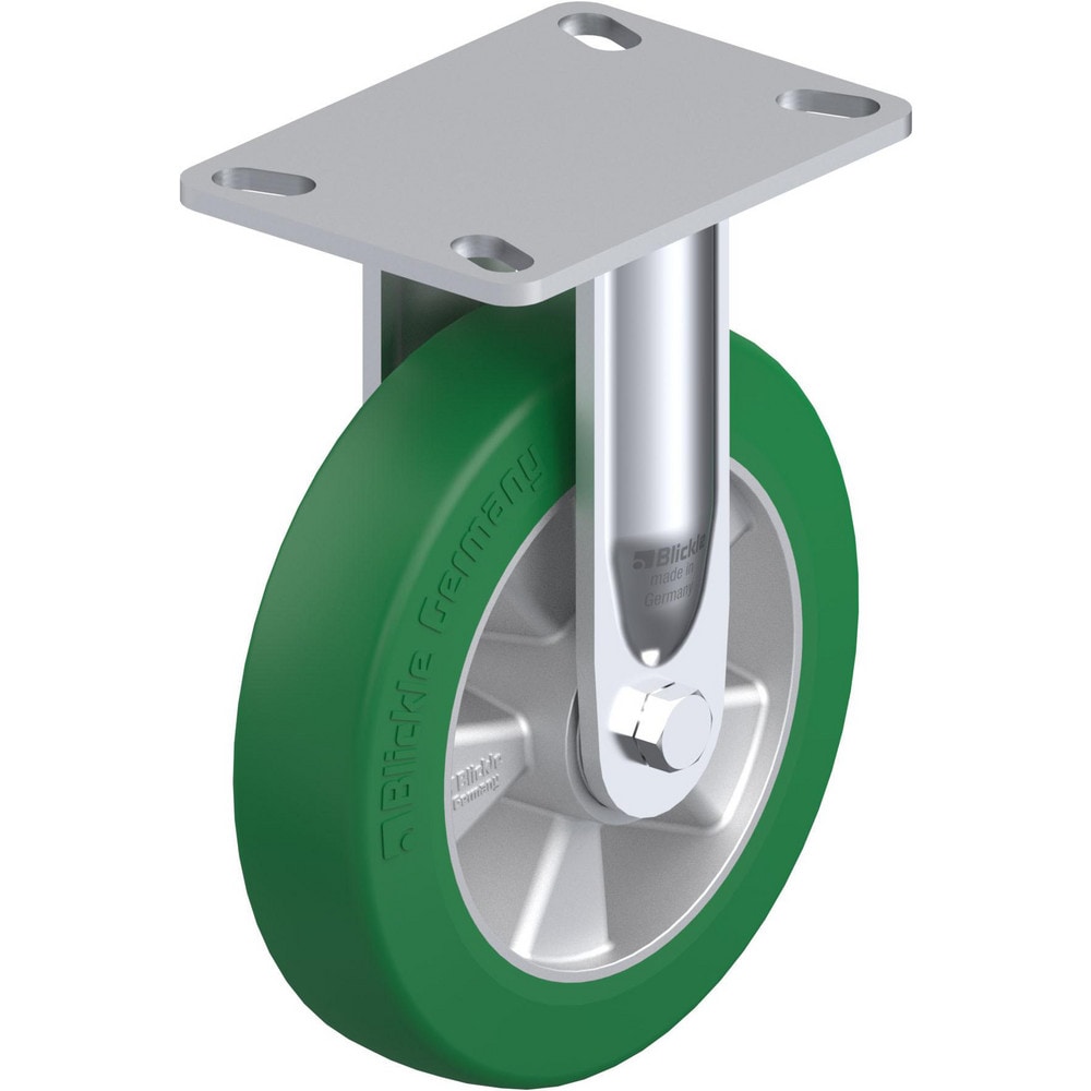 Top Plate Casters; Mount Type: Plate; Number of Wheels: 1.000; Wheel Diameter (Inch): 5; Wheel Material: Polyurethane; Wheel Width (Inch): 1-9/16; Wheel Color: Dark Gray