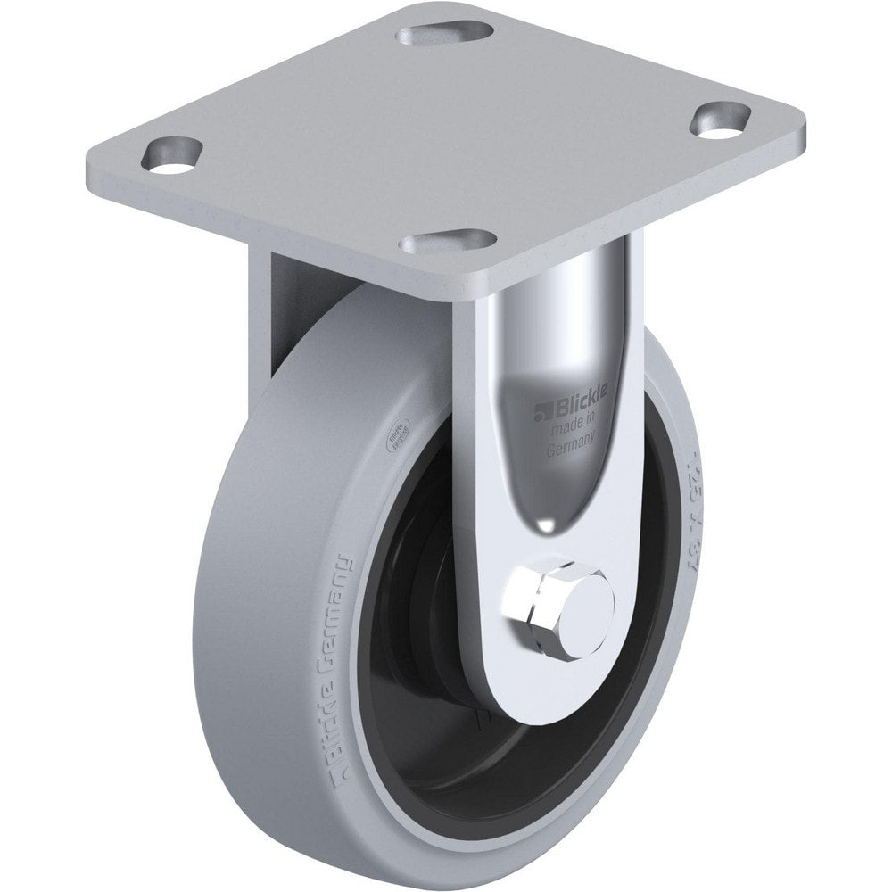 Top Plate Casters; Mount Type: Plate; Number of Wheels: 1.000; Wheel Diameter (Inch): 3-1/2; Wheel Material: Synthetic; Wheel Width (Inch): 1-1/4; Wheel Color: Gray