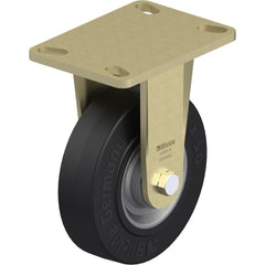 Top Plate Casters; Mount Type: Plate; Number of Wheels: 1.000; Wheel Diameter (Inch): 5; Wheel Material: Polyurethane; Wheel Width (Inch): 2; Wheel Color: Light Brown