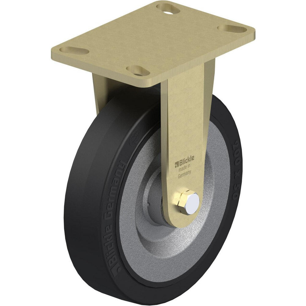 Top Plate Casters; Mount Type: Plate; Number of Wheels: 1.000; Wheel Diameter (Inch): 6; Wheel Material: Polyurethane; Wheel Width (Inch): 2; Wheel Color: Light Brown