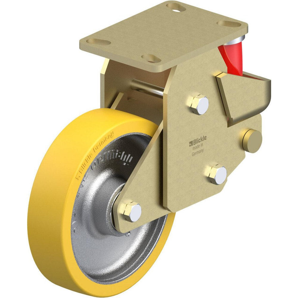 Top Plate Casters; Mount Type: Plate; Number of Wheels: 1.000; Wheel Diameter (Inch): 5; Wheel Material: Rubber; Wheel Width (Inch): 1-1/4; Wheel Color: Gray