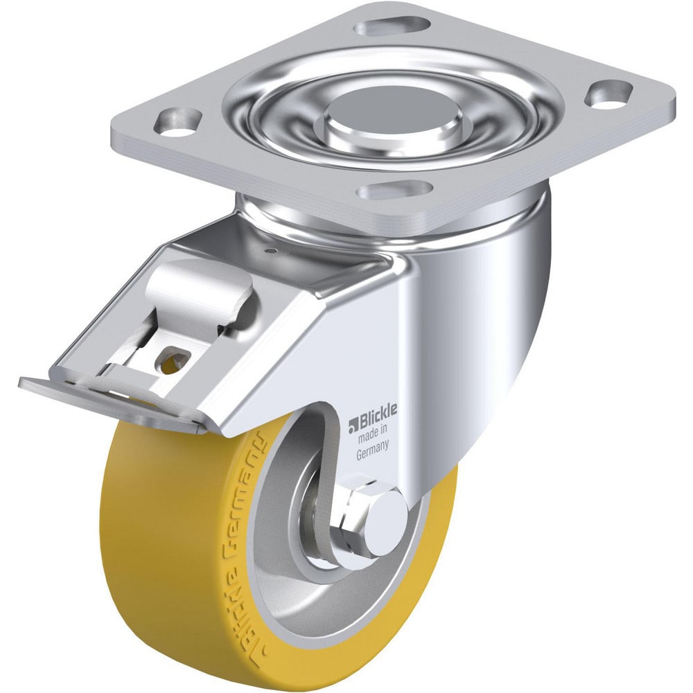 Top Plate Casters; Mount Type: Plate; Number of Wheels: 1.000; Wheel Diameter (Inch): 2-9/16; Wheel Material: Synthetic; Wheel Width (Inch): 1-9/16; Wheel Color: Natural Beige