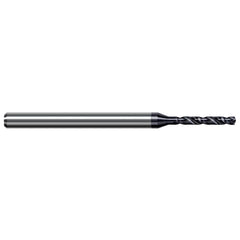 Micro Drill Bit: 0.0520" Dia, 140 deg, Solid Carbide