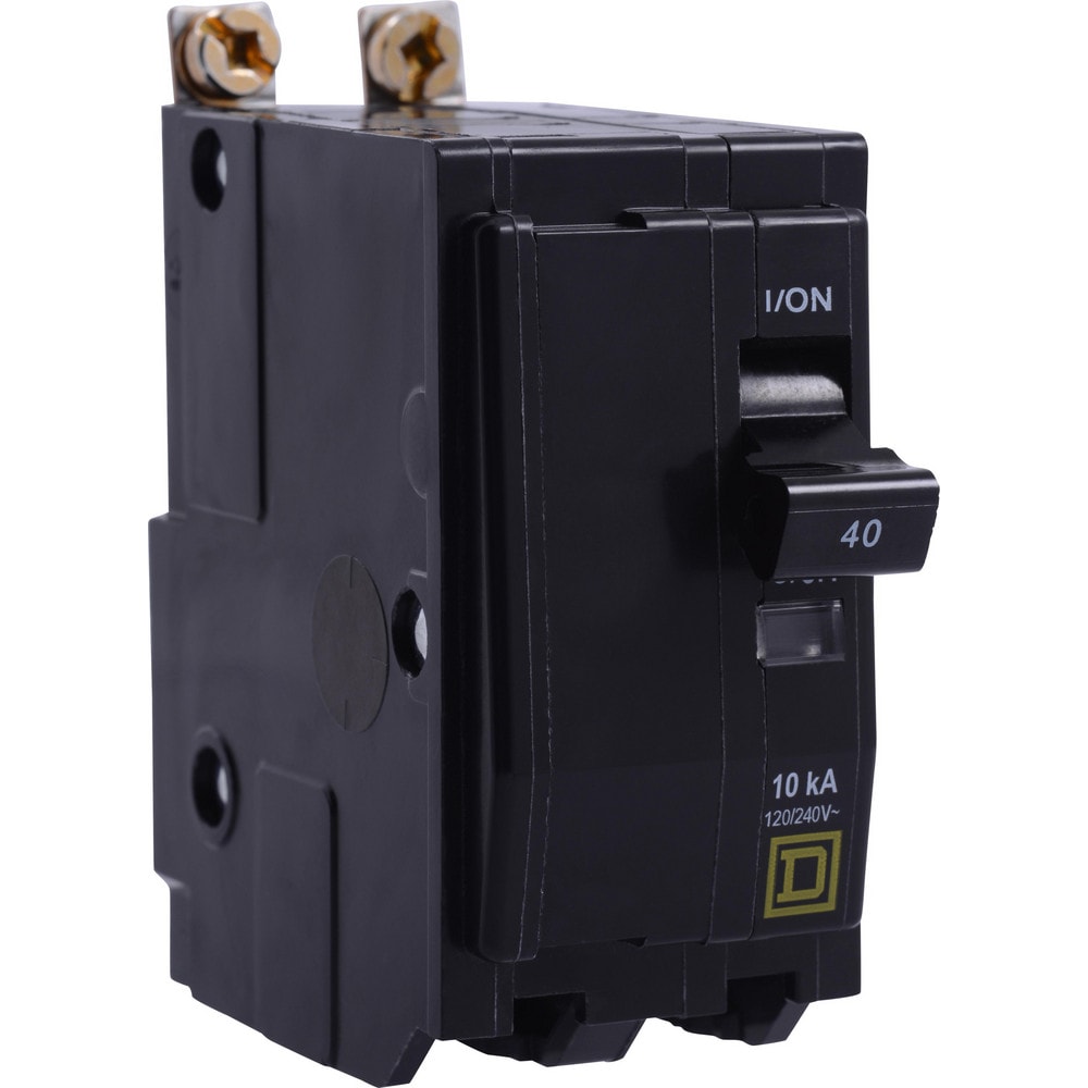 Circuit Breakers; Circuit Breaker Type: Miniature Circuit Breaker; Amperage: 50; Voltage: 120/240V; Wire Size (AWG): 8-2; Number Of Poles: 2; Tripping Mechanism: Thermal-Magnetic; Terminal Connection Type: Ring Tongue; Phase: Single