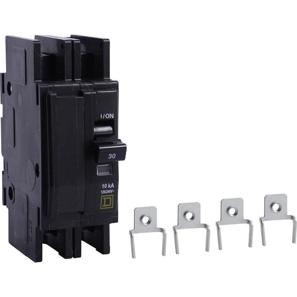 Circuit Breakers; Circuit Breaker Type: Miniature Circuit Breaker; Amperage: 30; Voltage: 120/240V; Wire Size (AWG): 14-2; Number Of Poles: 2; Tripping Mechanism: Thermal-Magnetic; Terminal Connection Type: Box Lugs; Phase: Single to Three