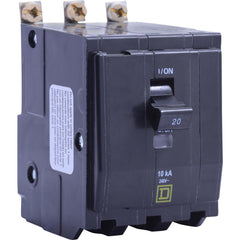 Circuit Breakers; Circuit Breaker Type: Miniature Circuit Breaker; Amperage: 15; Voltage: 240V; Wire Size (AWG): 14-8; Number Of Poles: 3; Tripping Mechanism: Thermal-Magnetic; Terminal Connection Type: Pressure Plate; Phase: Single