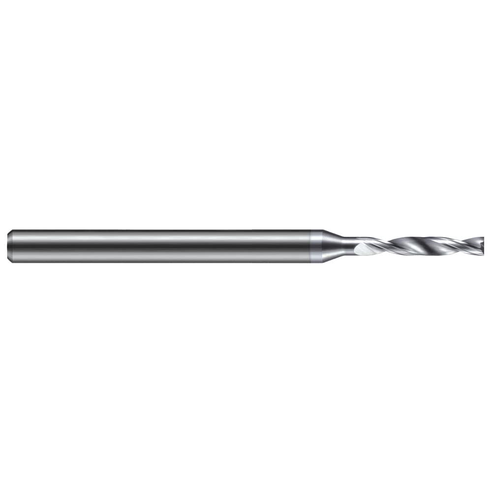 Micro Drill Bit: 0.0890" Dia, 180 deg, Solid Carbide