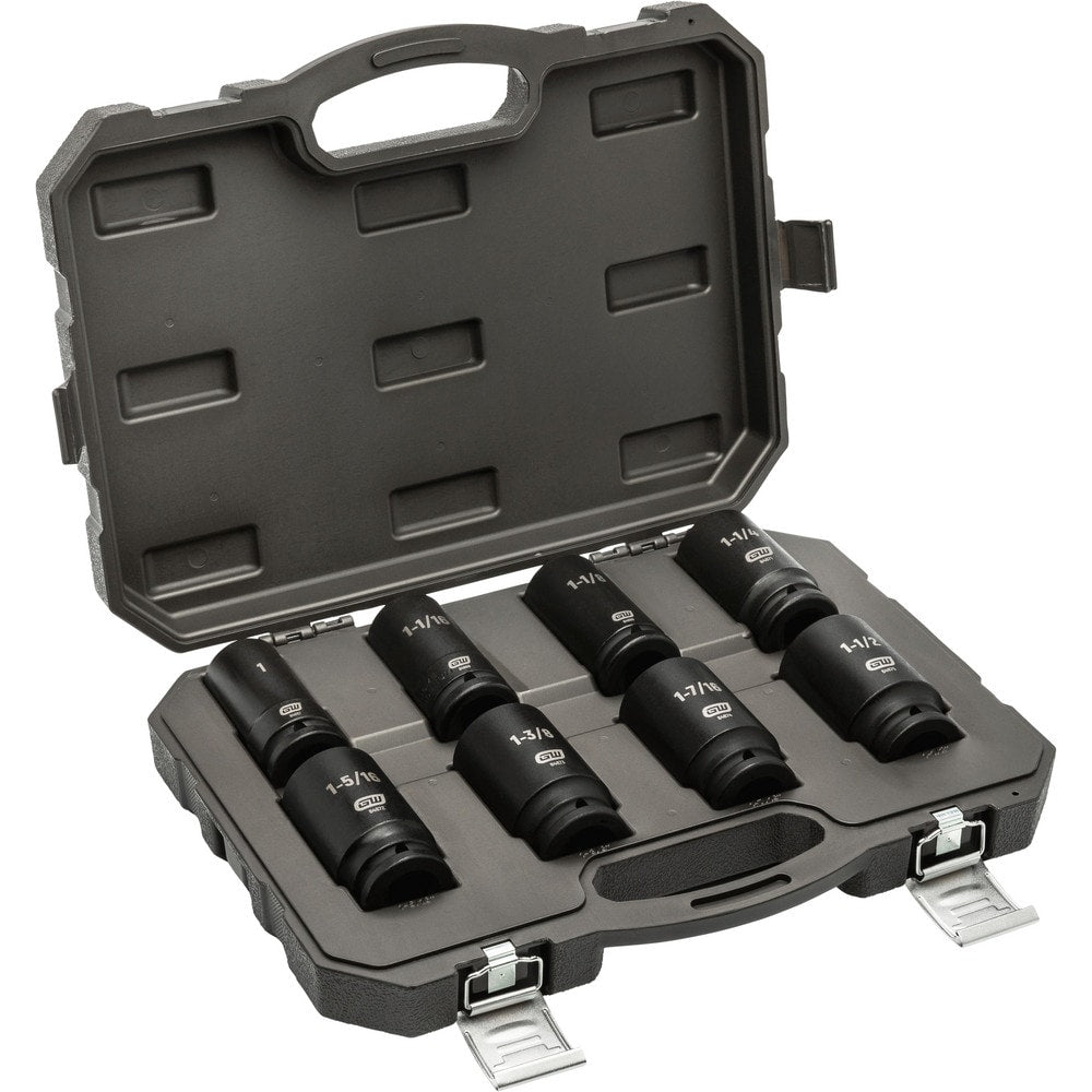 Socket Sets; Set Type: Impact, Deep; Measurement Type: Inch; Drive Size: 3/4; Minimum Size (Inch): 1