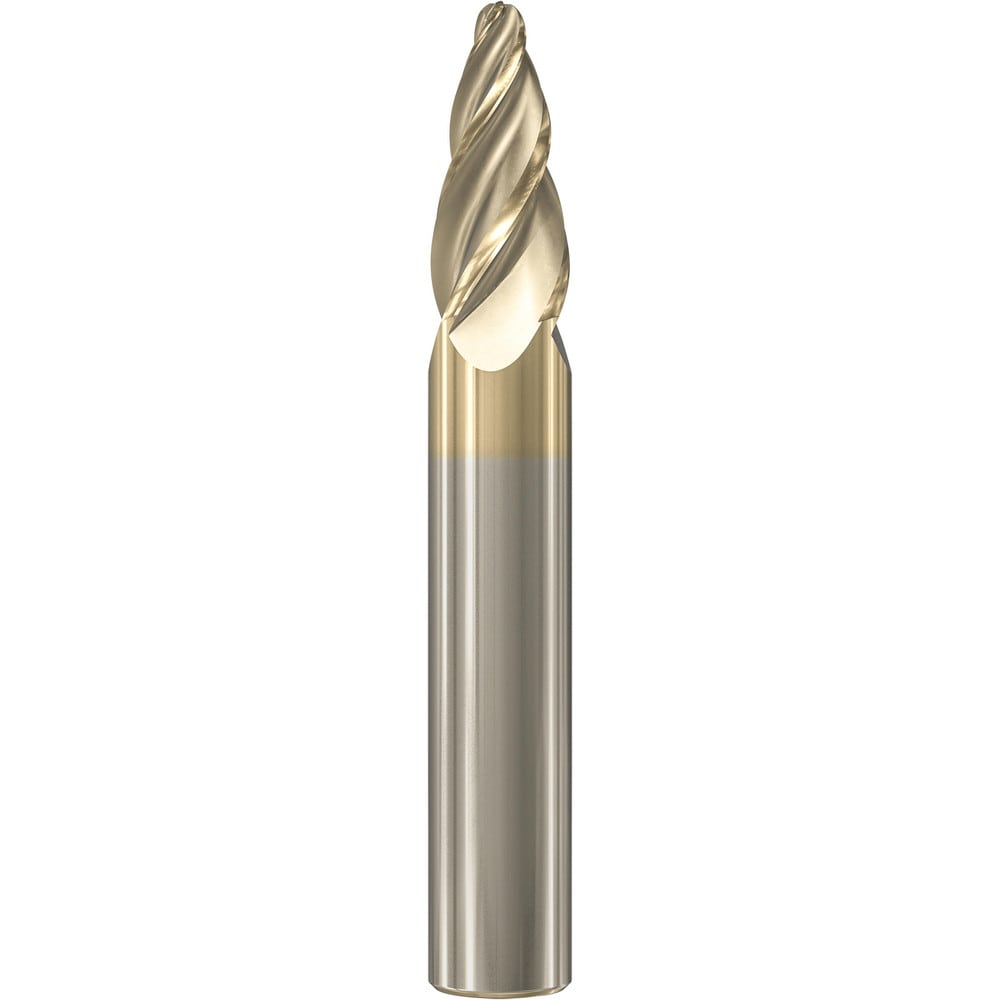 Barrel Cutter End Mills; End Type: Oval Form; Material: Solid Carbide; Small End Diameter (mm): 2.00; Shank Diameter (mm): 10.0000; Length of Cut (mm): 24.7000