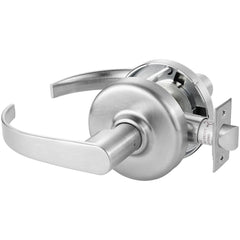 Lever Locksets; Lockset Type: Passage; Key Type: Keyed Different; Back Set: 2-3/4; Cylinder Type: Non-Keyed; Material: Metal; Door Thickness: 1-3/8 to 1-3/4; Finish: Satin Chrome