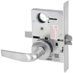 Lever Locksets; Lockset Type: Passage; Key Type: Keyed Different; Back Set: 2-3/4; Cylinder Type: None; Material: Metal; Door Thickness: 1-3/4; Finish: Satin Chrome