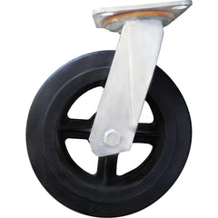 Caster Wheels; Wheel Diameter (Inch): 8; Mount Type: Bolt-On; Bearing Type: Ball; Wheel Width (Inch): 2; Wheel Hardness: Hard