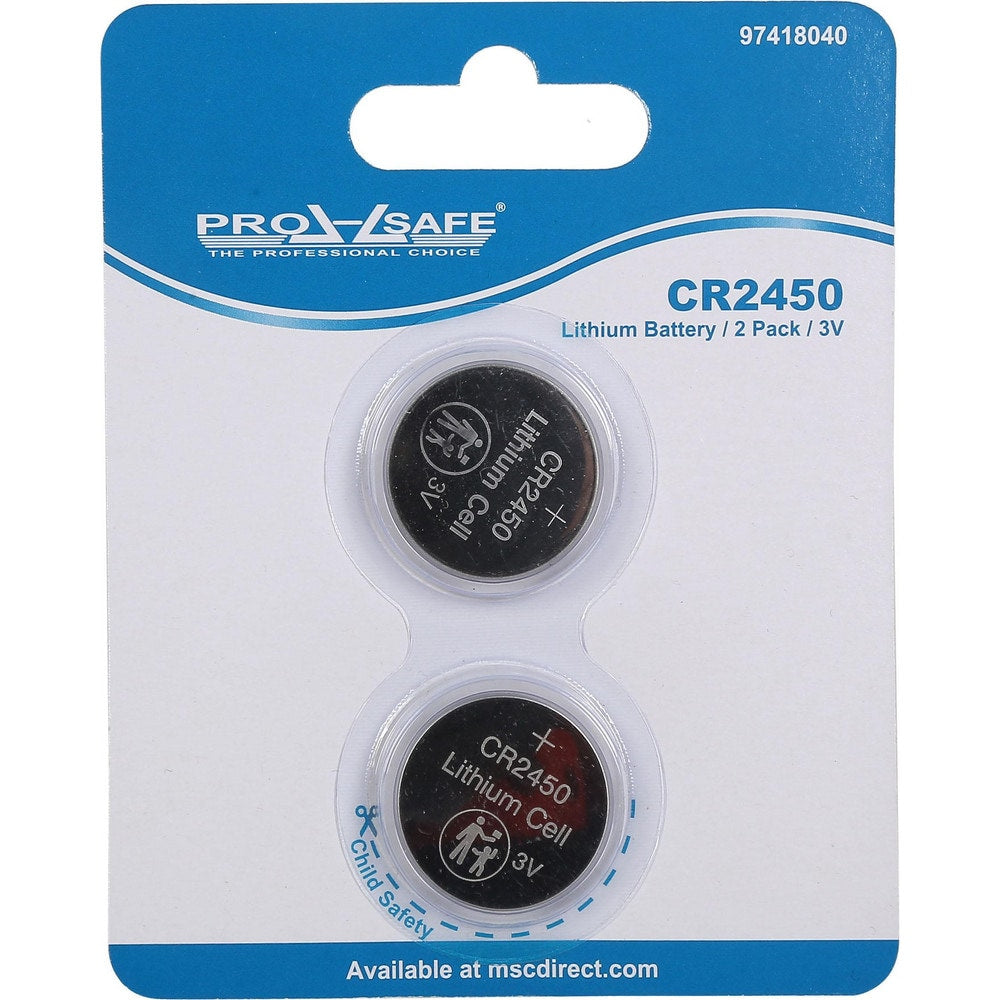 Lithium Coin Cell Battery: 2 Batteries, CR2450