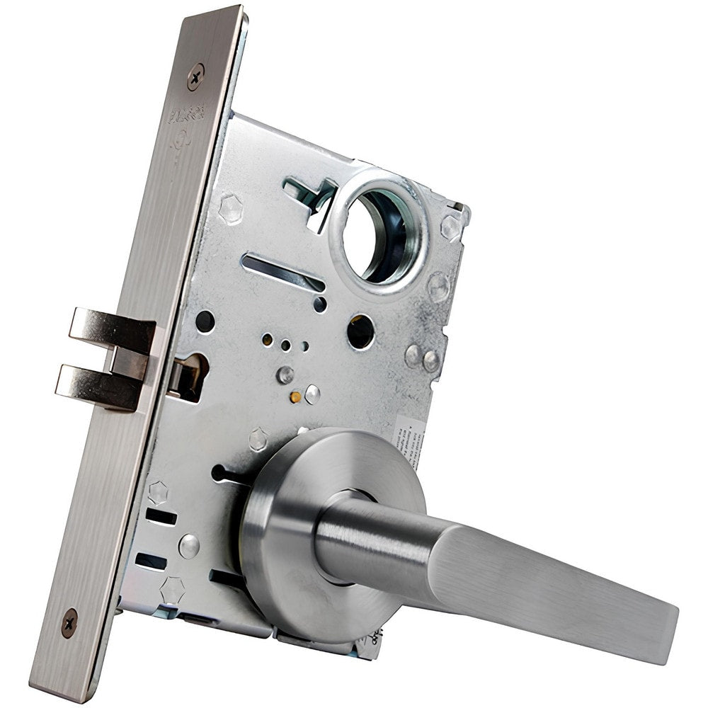 Lever Locksets; Lockset Type: Privacy; Key Type: Keyed Different; Back Set: 2-3/4; Cylinder Type: None; Material: Metal; Door Thickness: 1-3/4; Finish: Satin Chrome