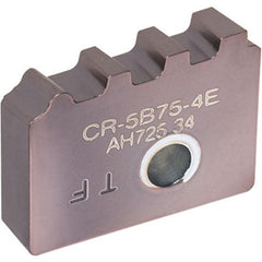 On-Edge Threading Inserts; Insert Style: CR; Insert Size Code: 5; Insert Material: Carbide; Manufacturer Grade: AH725; Thread Type: External; Thread Standard: API Buttress; External Threads Per Inch: 5