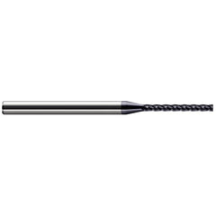 Corner Radius End Mill: 1/8" Dia, 1-1/4" LOC, 0.0300" Radius, 4 Flute, Solid Carbide