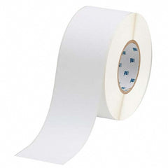 Continuous Tape for Printer: 3" x 300', Polyester, White