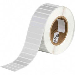 Label Maker Label: Light Gray, Polyester, 3,000 per Roll