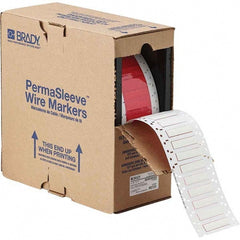 Label Maker Label: White, Polyolefin, 1,000 per Roll