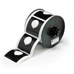 Label Maker Label: Black, Polyester, 145 per Roll