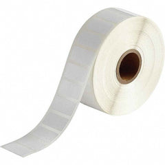 Label Maker Label: White, Polyester, 2,500 per Roll