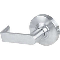 Lever Locksets; Lockset Type: Entrance; Key Type: Keyed Different; Back Set: 2-3/4; Cylinder Type: Less Core; Material: Metal; Door Thickness: 1-5/8 - 2-1/8; Finish: Satin Chrome