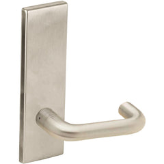 Lever Locksets; Lockset Type: Dummy; Key Type: Keyed Different; Back Set: 2-3/4; Cylinder Type: None; Material: Metal; Door Thickness: 1-3/4; Finish: Satin Nickel Plated Clear Coated