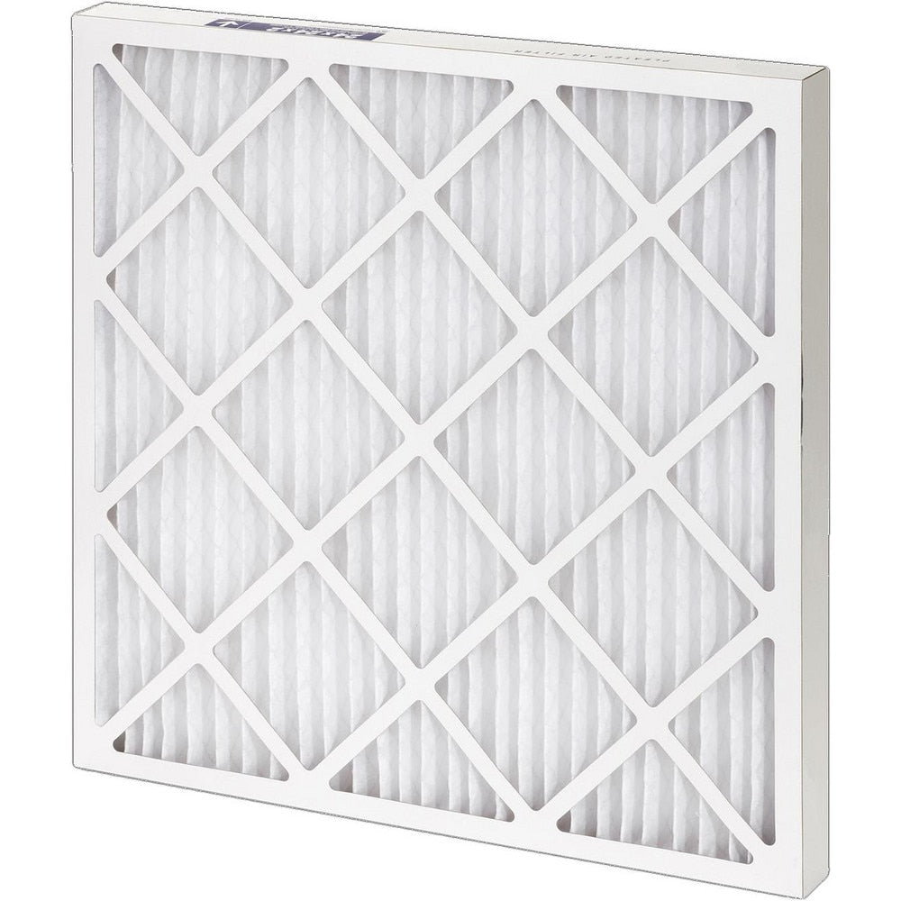 Pleated Air Filter: Pleated, MERV 8, Synthetic Media, 35% Efficient, 8.88" High, 21" Wide, 1" Deep