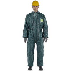 Disposable Coveralls: Size 3X-Large, 0.2569 oz, Multi-Layer Non-Woven Barrier Laminate Fabric, Double Zipper Closure