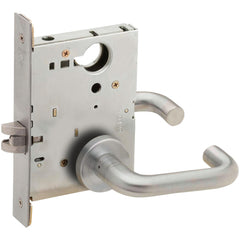 Lever Locksets; Lockset Type: Passage; Key Type: Keyed Different; Back Set: 2-3/4; Cylinder Type: None; Material: Metal; Door Thickness: 1-3/4; Finish: Satin Stainless Steel