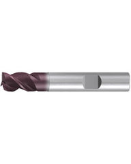 Square End Mill; 12 mm Dia. × 12 mm LOC × 12 mm Shank Dia. × 73 mm OAL ; 3 FL ; Carbide ; AlTiN ; Series 2517A