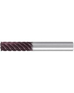 Square End Mill; 6 mm Dia. × 18 mm LOC × 6 mm Shank Dia. × 62 mm OAL ; 6 FL ; Carbide ; AlTiN ; Series 2524A