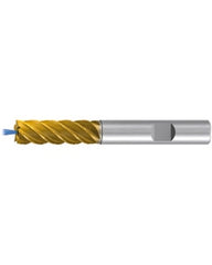 Square End Mill; 12 mm Dia. × 36 mm LOC × 12 mm Shank Dia. × 93 mm OAL ; 5 FL ; Carbide ; TiAlN+TiN ; Series 2539TZ