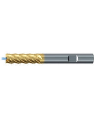 ‎Square End Mill; 5/16″ Dia. × 1″ LOC × 5/16″ Shank Dia. × 2-3/4″ OAL ; 5 FL ; Carbide ; TiAlN+TiN ; Series 2579TZ