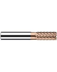 6 mm Cutting Dia. × 6 mm Shank Dia. × 13 mm LOC × 57 mm OAL, 8 Flute, Carbide, Duro-Si, Corner Radius, Xspeed-H